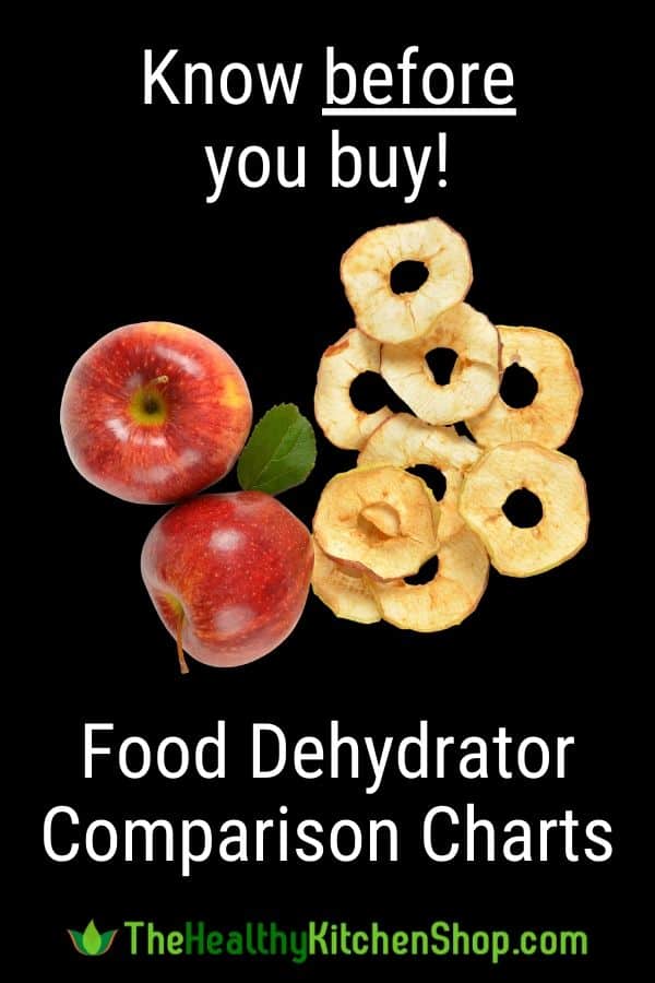 Food Dehydrator Comparison Charts - Know Before You Buy!