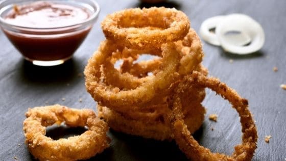 onion rings fried in air fryer